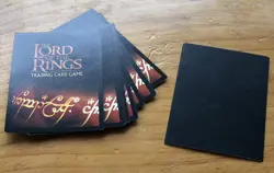 Decipher Lord Of The Rings TCG - Lot Of 10 All Black Test Print Rare Promo Cards - Image 1