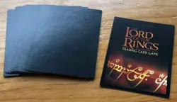 Decipher Lord Of The Rings TCG - Lot Of 10 All Black Test Print Rare Promo Cards - Image 2