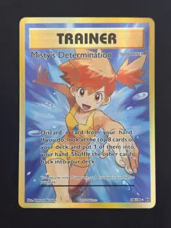 Misty's Determination 108/108 - Evolutions - Near Mint NM Full Art Pokemon Card - Image 1