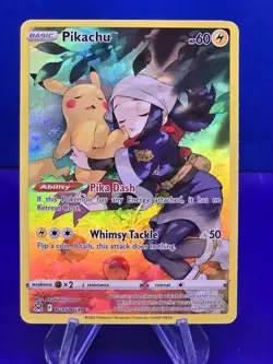 Pikachu - TG05/TG30 - Pokemon Lost Origins Trainer Gallery Holo Rare Card NM - Image 1