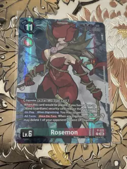 Digimon Card Game Rosemon P-222 Promo Time Stranger - Image 1