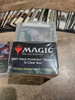 Magic the Gathering Edge of Eternities 100+ deck protector in clear box 60 card - Image 3