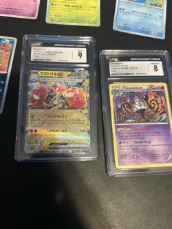 Pokemon Card and Slab Lot CGC 9 & 8 Wugtrio Ex & Chandelure Holo With X23 Cards - Image 2