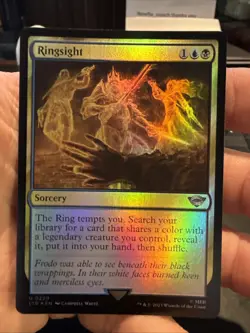 Ringsight Lord of the Rings NM 220 Foil MTG - Image 1