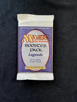 Magic the Gathering Legends Booster Factory Sealed - Image 1