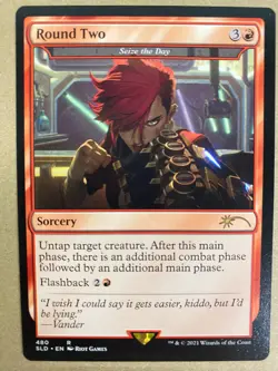 MTG 1x Round Two Seize the Day # 480 Secret Lair Drop Magic the Gathering x1 NM - Image 1