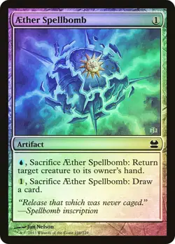 MTG FOIL Aether Spellbomb - Modern Masters #196 - Image 1
