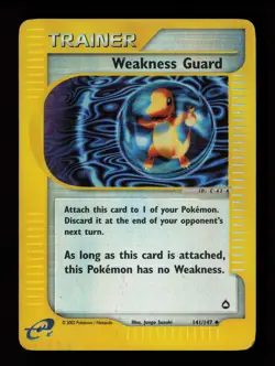 Weakness Guard 141/147 Reverse Holo Uncommon Aquapolis Pokemon Card - Image 1