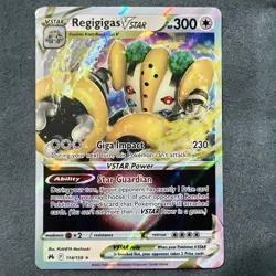 Regigigas VSTAR 114/159 Ultra Rare Holo Crown Zenith Pokemon TCG 2023 Pack Fresh - Image 1