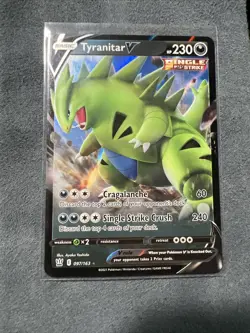 Tyranitar V 097/163 -- Pokemon TCG Battle Styles -- NM - Mint Holo Ultra Rare - Image 1