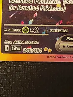 Hydreigon ex 240/191 SIR - Pokemon Scarlet & Violet: Surging Sparks-NM - Image 5