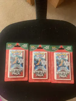 Pokemon Mystery Pack Sealed Seeded 1:10. EX Crystal Guardians Vintage Packs x 3 - Image 1