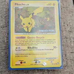 Pokemon Pikachu 094/123 Burger King Reverse Holo Promo Basic 60HP Mouse - Image 1