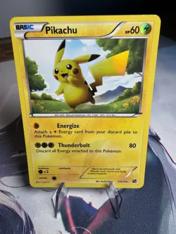 Pokemon TCG Pikachu 115/114 Holo Secret Rare, Black/White 2011 - Image 1