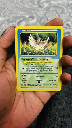 FARFETCH’D WHO AM IU FARFETCH’D MEOWTH MAGIKARP POKEMON FUNSKOOL HOLO RARE 2004 - Image 3
