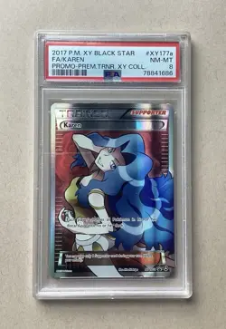 Pokemon TCG Karen (Full Art) XY177A Alternate Art Ultra Rare Promo - Image 1