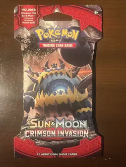 4 Pokemon TCG: Sun & Moon Crimson Invasion Sleeved Booster Packs - Image 5