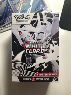 Pokemon TCG: Scarlet & Violet White Flare Booster Bundle 6 Packs Factory Sealed - Image 1