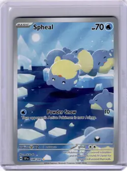 Spheal 199/191 Sv08: Surging Sparks Holo Pokemon TCG Pack Fresh - Image 1