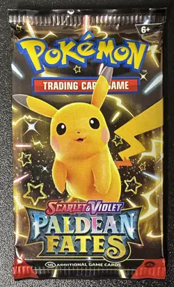Pokemon TCG Paldean Fates Booster Pack (Sealed) - Image 1