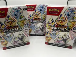 Pokemon Prismatic Evolutions Booster Bundle Brand New Sealed Lot of 3 - Image 1