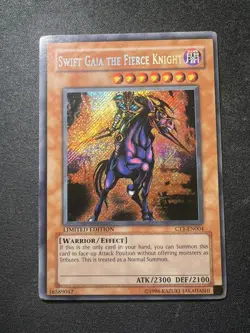 Yugioh: Swift Gaia The Fierce Knight (Ultra Rare Limited Edition) CT1-EN004 - Image 1