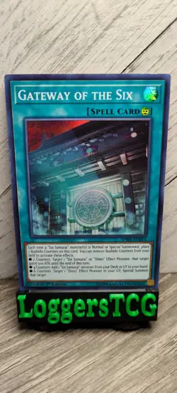 Yu-Gi-Oh! Gateway of the Six / SPWA EN014 1st Edition LP - Image 1