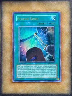Yugioh Power Bond CRV-EN037 Ultra Rare 1st Ed LP - Image 1