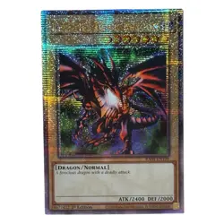 YuGiOh! Red-Eyes Black Dragon (4th Art) Quarter Century Secret RA04-EN109 NM 1st - Image 1