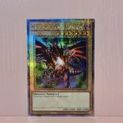 YuGiOh! Red-Eyes Black Dragon (4th Art) Quarter Century Secret RA04-EN109 NM 1st - Image 2