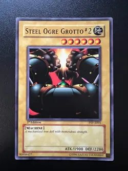 Steel Ogre Grotto #2 PSV-E001 1st Edition Common Very Good to Near Mint Yugioh - Image 1