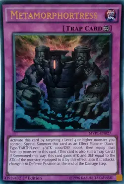 MVP1-EN027 METAMORPHORTRESS ULTRA RARE 1ST EDITION YuGiOh CARD - Image 1