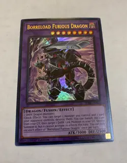 Borreload Furious Dragon X1 Ultra Rare 1st Edition SDRR-EN042 Yugioh NM - Image 1