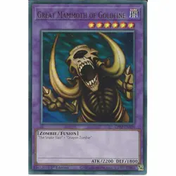 Great Mammoth of Goldfine GFP2-EN120 1st Edition Ultra Rare :YuGiOh Trading Card - Image 1