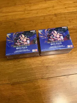 2 BOXES of ONE PIECE TCG THE AZURE SEA'S SEVEN BOOSTER BOX OP14 ENGLISH Sealed - Image 2
