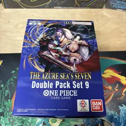 8- ONE PIECE TCG Double Pack Set 9 The Azure Sea's Seven SEALED NEW! DISPLAY BOX - Image 1
