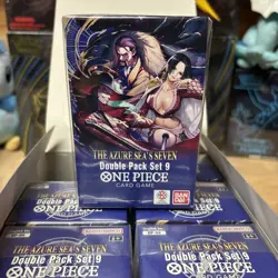 8- ONE PIECE TCG Double Pack Set 9 The Azure Sea's Seven SEALED NEW! DISPLAY BOX - Image 3