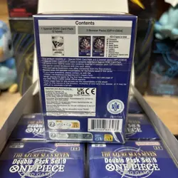 8- ONE PIECE TCG Double Pack Set 9 The Azure Sea's Seven SEALED NEW! DISPLAY BOX - Image 4