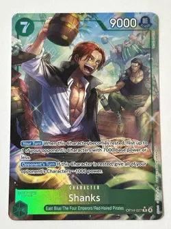 Shanks (Alternate Art) OP14-027 The Azure Sea's Seven Foil - Image 1