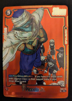(Piccolo Jr) FB06-113 Alt Art SB01 Dragon Ball Super card Manga Red Fusion World - Image 1
