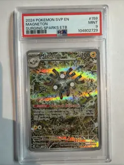 Magneton 159 Sv: Scarlet & Violet Promo Cards Holo PSA 9 - Image 1
