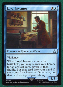 Loyal Inventor - Universes Beyond: Assassin's Creed ACR #21 - Magic MTG Card - Image 1