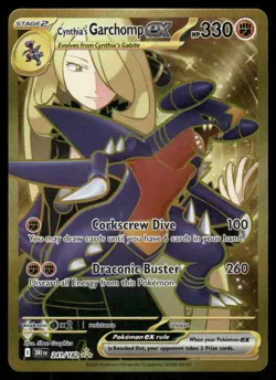 Pokemon Cards Cynthia's Garchomp ex 241/182 Destined Rivals Hyper Rare NM - Image 1
