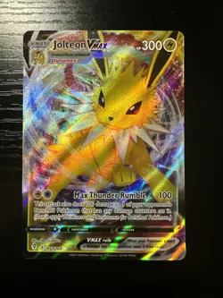 Pokemon Card TCG Jolteon VMAX 051/203 Evolving Skies 2021 Full Art Ultra Rare NM - Image 1
