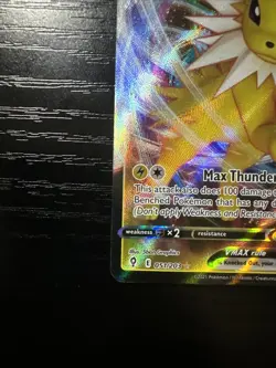 Pokemon Card TCG Jolteon VMAX 051/203 Evolving Skies 2021 Full Art Ultra Rare NM - Image 5