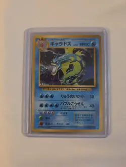 Pokemon TCG Gyarados No. 130 Base Set 1996 Japanese Holo Rare Card - Image 1