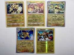 Electrivire Pokemon Card Lot - X5 Unique Reverse Holo Cards - A148 - Image 1