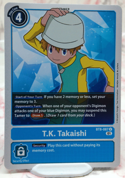 Digimon Card - T.K. Takaishi BT8-087 U New Awakening - NM/M - Image 1