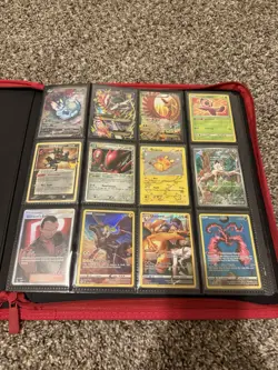 Pokemon Binder Lot Great Cards Good Deal! - Image 1