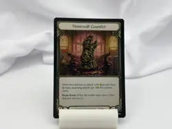 Stonewall Gauntlet | NM | Cold Foil | Part the Mistveil | Flesh and Blood | FAB - Image 1